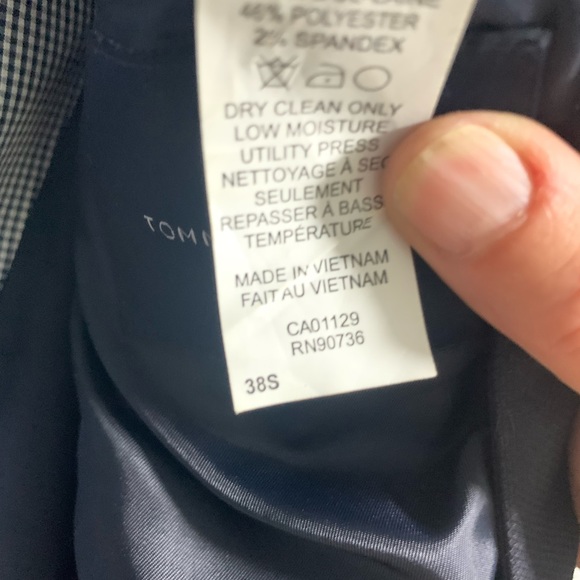 Tommy Hilfiger Navy Suit Jacket - Picture 6 of 6